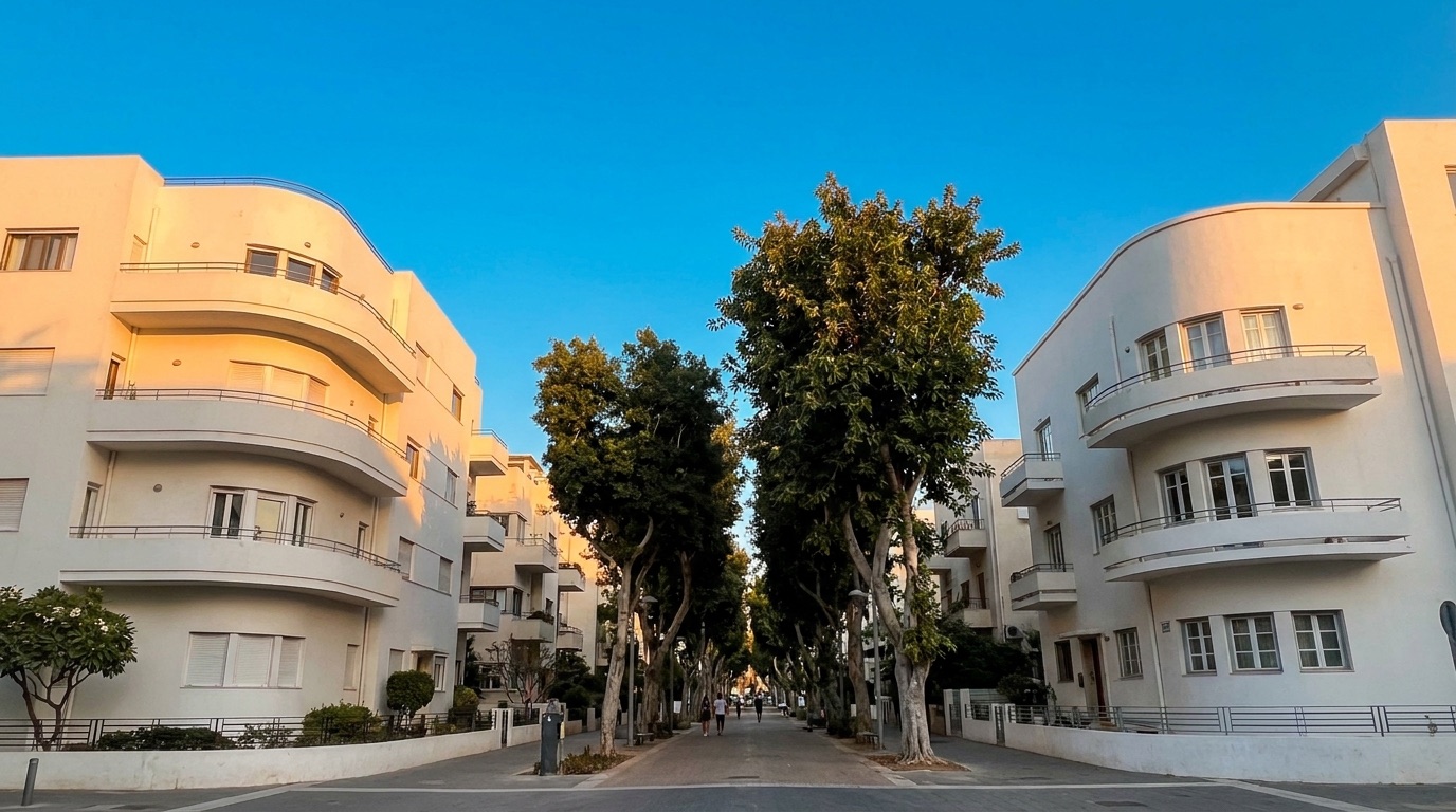 Immeubles Bauhaus sur le boulevard Rothschild, Tel Aviv